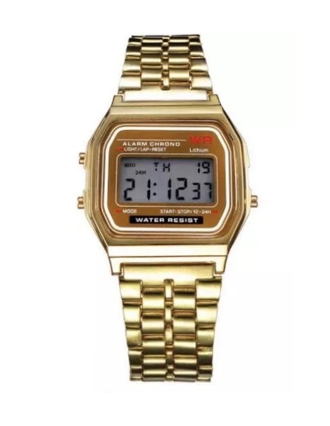 Reloj retro metálico