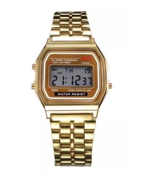 Reloj retro metálico