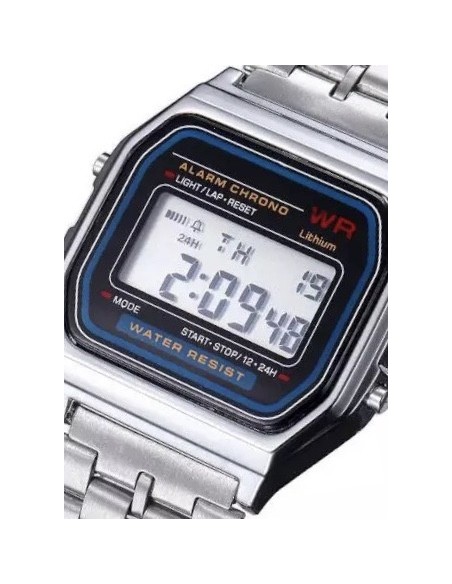 Reloj retro metálico