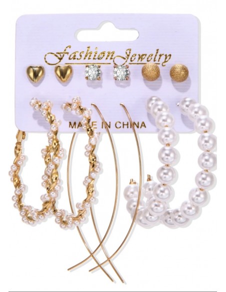 Pack pendientes dorados Lolee