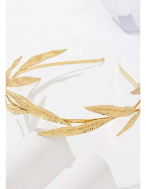 Diadema dorada laurel 2