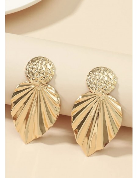 Pendientes Hojy gold