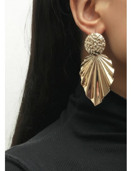 Pendientes Hojy gold