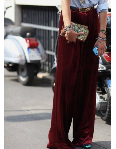 Pantalón PALAZZO terciopelo
