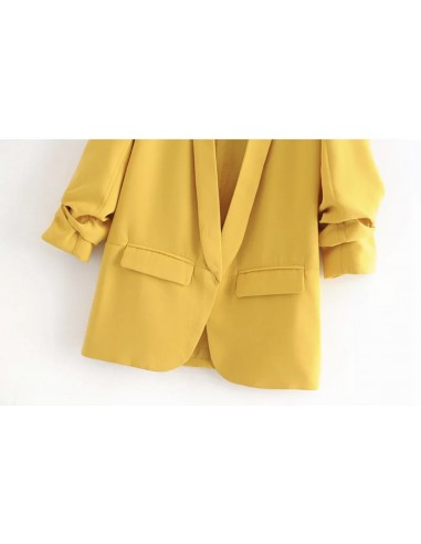 Blazer manga fruncida