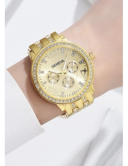 Reloj Gold metálico