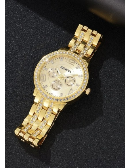 Reloj Gold metálico