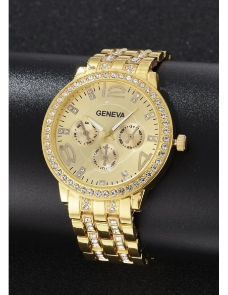 Reloj Gold metálico