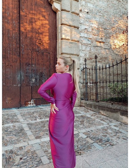 Vestido FIESTA REBEKA Manga larga