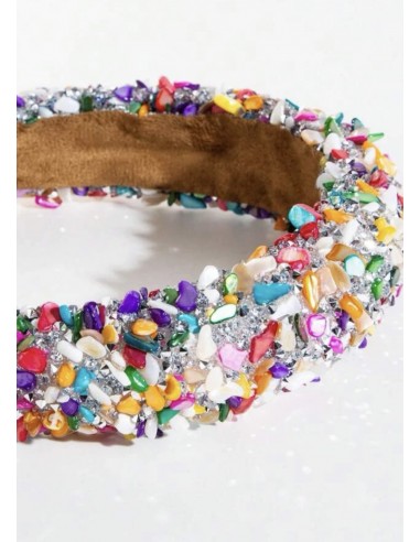 Diadema piedras colores