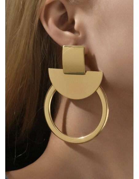 Pendientes GEO BIG GOLD