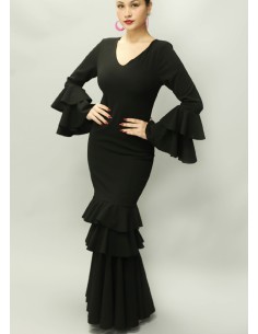 VESTIDO 2volantes FLAMENKA