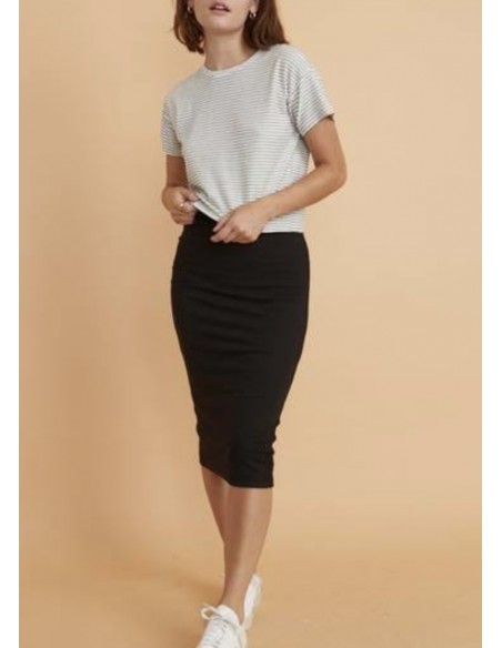 Falda básica Pencil NEGRA