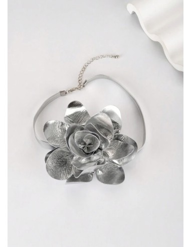 Choker FLOR METAL