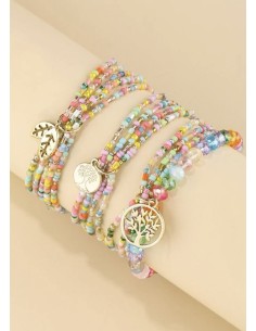 Pack Pulseras colorines