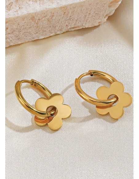 Mini pendientes Acero