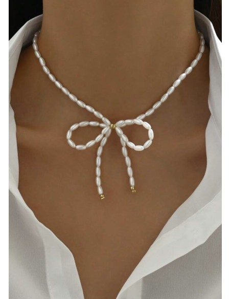 Colgante LAZOS PERLA