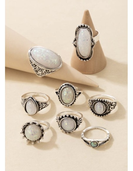 Pack anillos WHITE KE