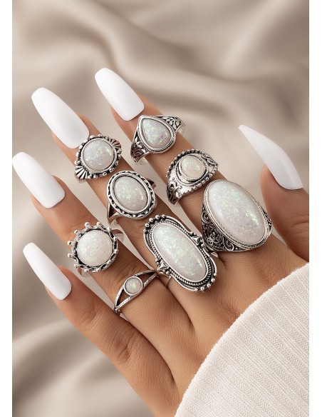 Pack anillos WHITE KE