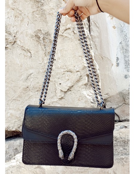 Bolso herradura negro