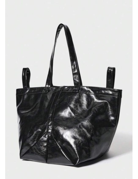 BOLSO maxi Polipiel negro