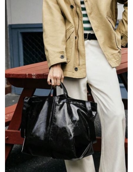 BOLSO maxi Polipiel negro