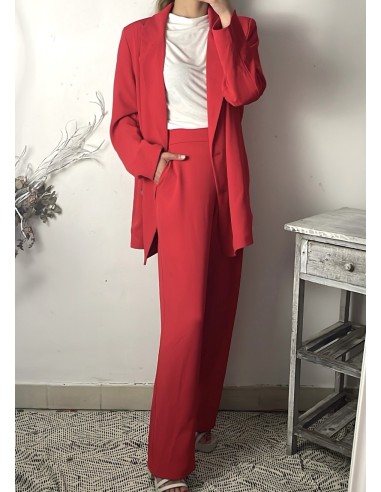 Traje chaqueta KRESPO ROJO