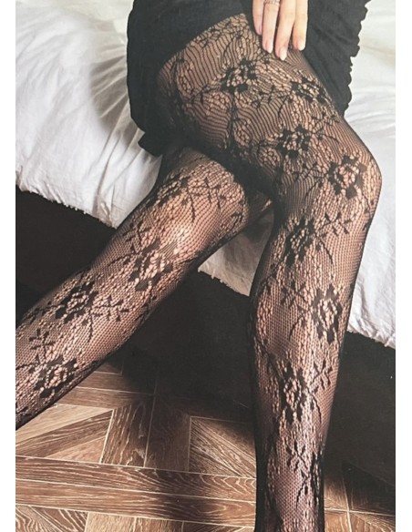 Medias negras encaje