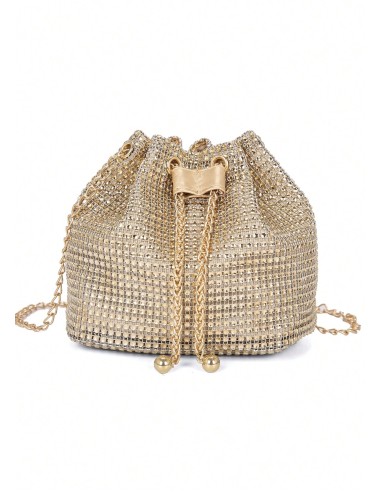 Bolso bombonera gold