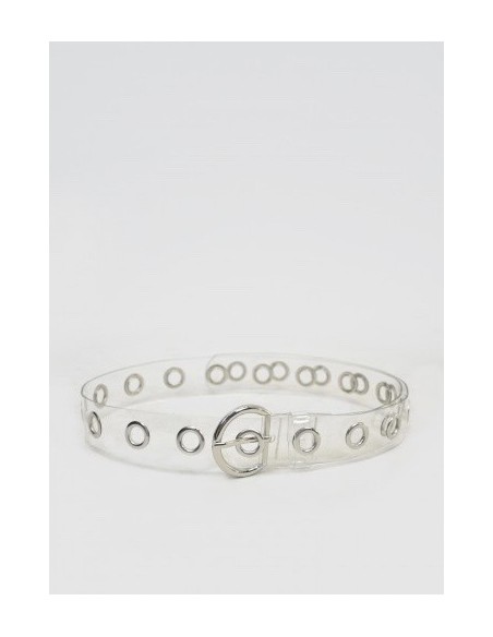 Cinturón transparente