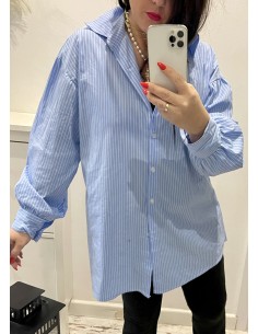 Camisa oversize rayas 2