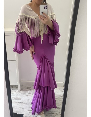 VESTIDO PRIEGO FLAMENKA Buganvilla