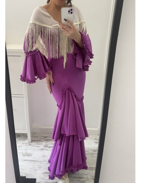 VESTIDO PRIEGO FLAMENKA Buganvilla