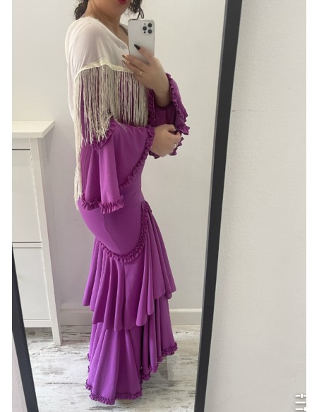 VESTIDO PRIEGO FLAMENKA Buganvilla