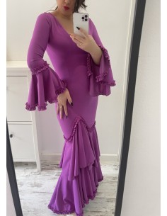 VESTIDO PRIEGO FLAMENKA Buganvilla