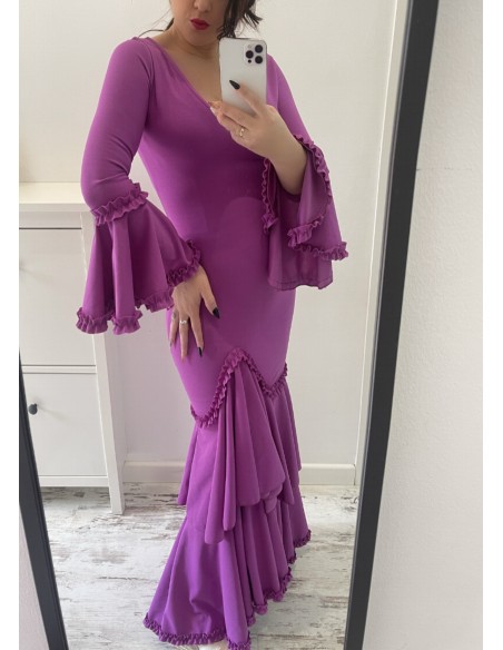 VESTIDO PRIEGO FLAMENKA Buganvilla