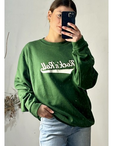 Sudadera Verde bordada