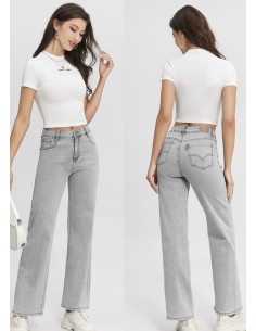 Jeans WIDE GRIS