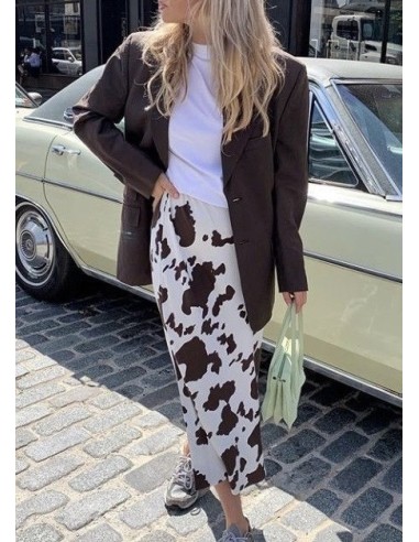 Falda satinada COW