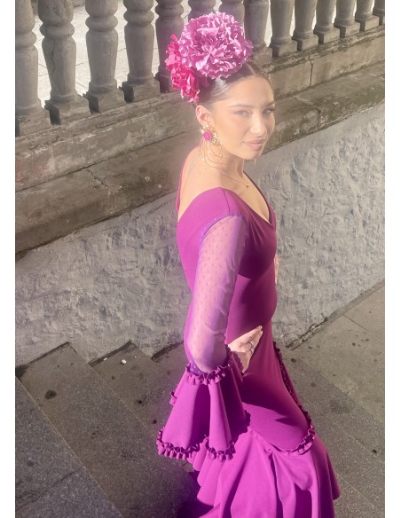 VESTIDO PRIEGO PLUMETTI Buganvilla