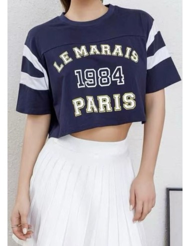 Camiseta CROP PARIS