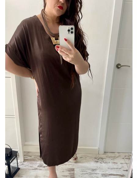 Vestido SATERE MARRON
