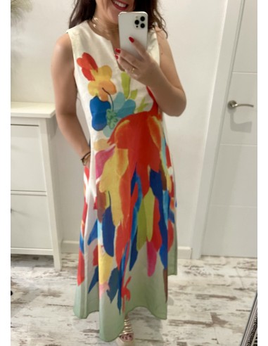 VESTIDO KOLOR LORO