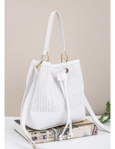 Bolso bombonera white