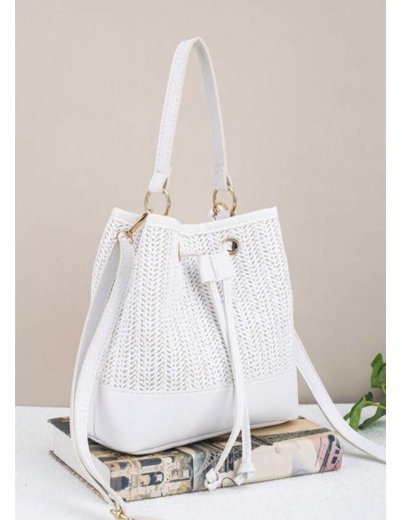 Bolso bombonera white