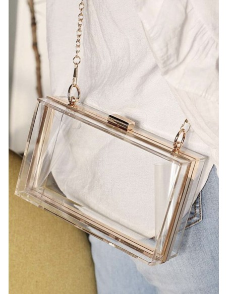 Cartera FIESTA TRANSPARENTE