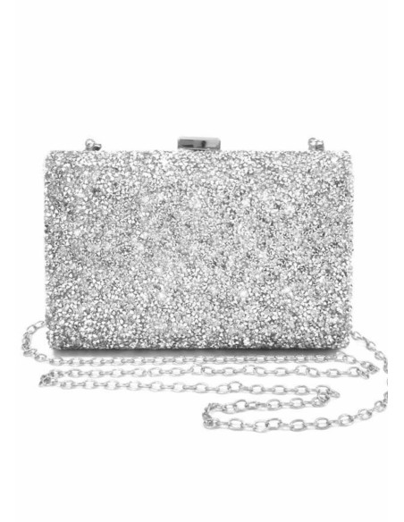 Cartera FIESTA PLATEADA