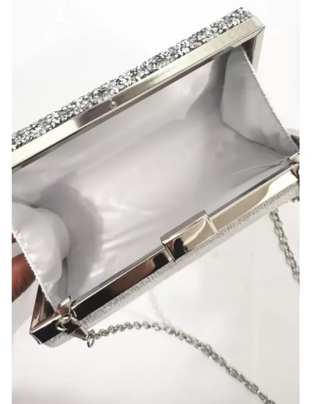 Cartera FIESTA PLATEADA