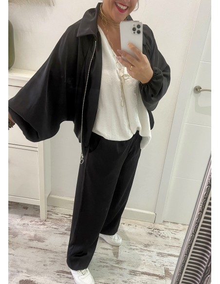 Conjunto Bomber saty