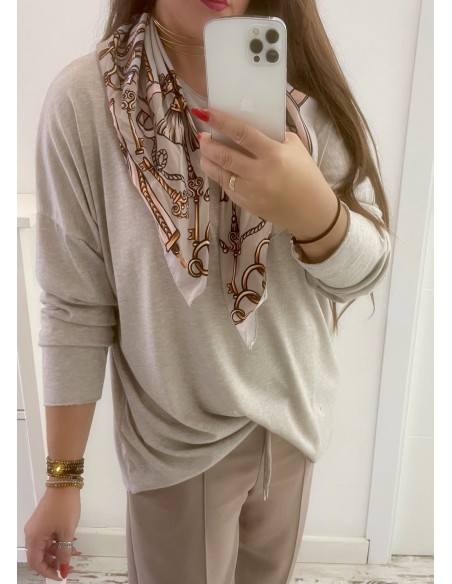 Jersey fino con pañuelo